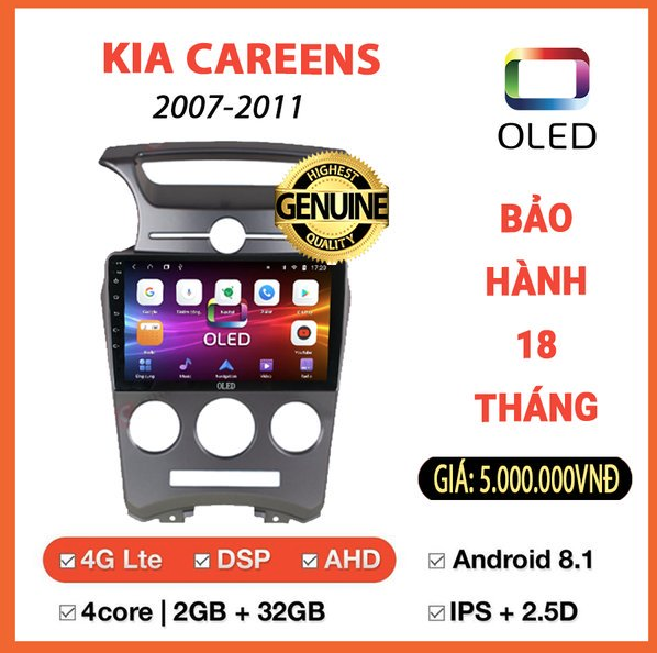 MÀN HÌNH OLED KIA CARENS 2007-2011